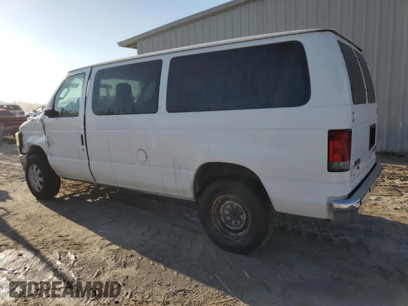 2011 Ford Econoline Passenger XL with VIN 1FBNE3BLXBDA42711, listed as a Copart auction lot 44326425 with 476,137 mi miles and Salvage Title. Bid and sale history available at carsss.com. Image 2.