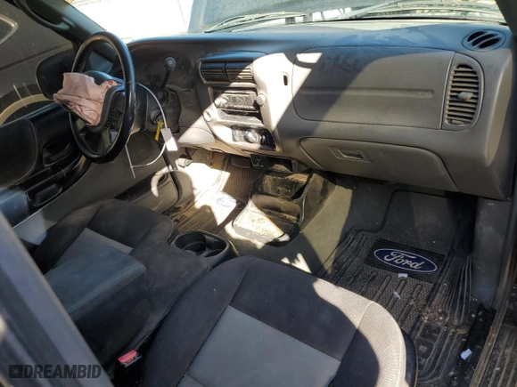 2005 Ford Ranger XL with VIN 1FTYR10D55PA23693, listed as a Copart auction lot 48009745 with 197,266 mi miles and Salvage Title. Bid and sale history available at carsss.com. Image 8.