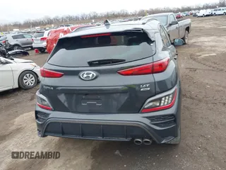 2022 Hyundai Kona N Line with VIN KM8K3CA32NU923862, listed as a IAAI auction lot 41826113 with 75,298 mi miles. Bid and sale history available at carsss.com. Image 16.