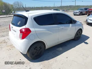 2020 Chevrolet Spark LS with VIN KL8CB6SA9LC427611, listed as a IAAI auction lot 42063543 with 86,676 mi miles. Bid and sale history available at carsss.com. Image 4.