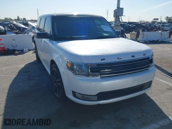 2019 Ford Flex SEL with VIN 2FMGK5C83KBA07965, listed as a IAAI auction lot 41838222 with 98,021 mi miles. Bid and sale history available at carsss.com. Image 1.