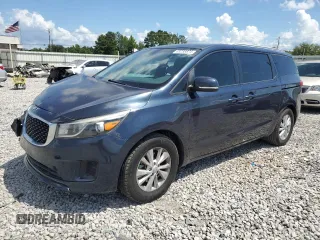 2015 Kia Sedona LX with VIN KNDMB5C14F6043095, listed as a Copart auction lot 69256824 with 181,202 mi miles and Salvage Title. Bid and sale history available at carsss.com. Image 1.