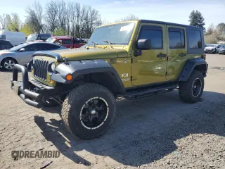 2008 Jeep Wrangler Unlimited X with VIN 1J4GA39118L528479, listed as a Copart auction lot 50953825 with 171,156 mi miles and Salvage Title. Bid and sale history available at carsss.com. Image 1.