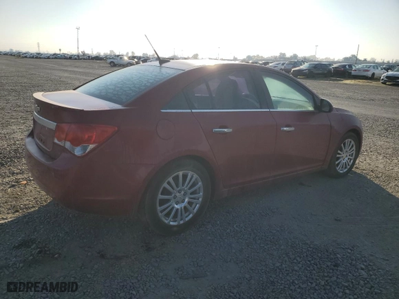 2011 Chevrolet Cruze ECO w/1XF with VIN 1G1PK5S96B7306754, listed as a Copart auction lot 43089495 with 230,976 mi miles and Salvage Title. Bid and sale history available at carsss.com. Image 3.