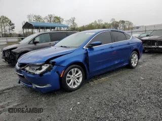 2015 Chrysler 200 Limited with VIN 1C3CCCAB1FN705489, listed as a Copart auction lot 50977855 with 157,626 mi miles and Salvage Title. Bid and sale history available at carsss.com. Image 1.