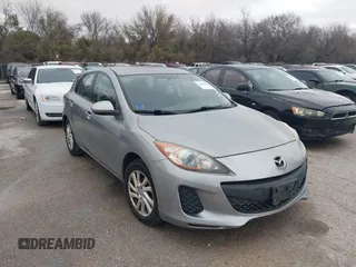 2012 Mazda Mazda3 i Touring with VIN JM1BL1L7XC1664299, listed as a IAAI auction lot 41568259 with 198,926 mi miles. Bid and sale history available at carsss.com. Image 1.