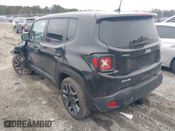 2020 Jeep Renegade Sport z VIN ZACNJBAB7LPL97605, wystawiony jako IAAI lot #41200333 z przebiegiem 74 345 mil mil oraz . Historia ofert i sprzedaży dostępna na DreamBid. Obrazek 3.