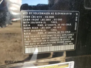 2014 Volkswagen Touareg Lux z VIN WVGEF9BP5ED003068, wystawiony jako Copart lot #82907984 z przebiegiem 127 347 mil mil oraz Czysty tytuł • Clean title. Historia ofert i sprzedaży dostępna na DreamBid. Obrazek 13.