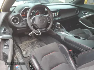 2018 Chevrolet Camaro ZL1 with VIN 1G1FK1R64J0109606, listed as a Copart auction lot 46331765 with 29,209 mi miles and Salvage Title. Bid and sale history available at DreamBid. Image 8.