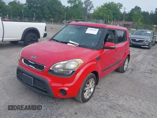 2012 Kia Soul + with VIN KNDJT2A6XC7380695, listed as a IAAI auction lot 42205681 with 183,523 mi miles and . Bid and sale history available at DreamBid. Image 2.
