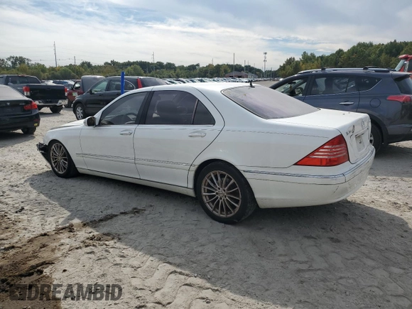2004 Mercedes-Benz S-Class 4.3L with VIN WDBNG83J14A423074, listed as a Copart auction lot 74586584 with 0 mi miles and Clean Title. Bid and sale history available at carsss.com. Image 2.