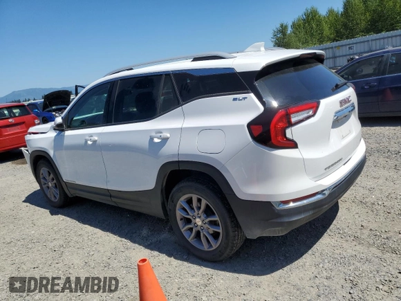 2024 GMC Terrain SLT with VIN 3GKALVEG3RL300909, listed as a Copart auction lot 65032885 with 21,466 mi miles and Clean title. Bid and sale history available at DreamBid. Image 2.