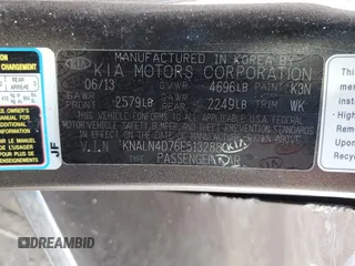 2014 Kia Cadenza Premium with VIN KNALN4D76E5132880, listed as a Copart auction lot 87154594 with 135,761 mi miles and Clean Title. Bid and sale history available at carsss.com. Image 13.