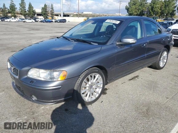 2008 Volvo S60 2.5T with VIN YV1RH592382702521, listed as a Copart auction lot 47628735 with 100,041 mi miles and Clean Title. Bid and sale history available at carsss.com. Image 1.