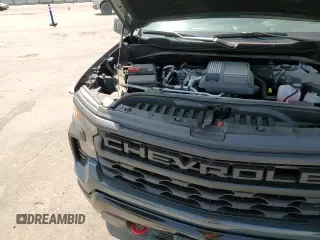 2025 Chevrolet Silverado 1500 Custom Trail Boss with VIN 3GCUKCE86SG172530, listed as a Copart auction lot 62296525 with 5,745 mi miles and Salvage title. Bid and sale history available at DreamBid. Image 15.