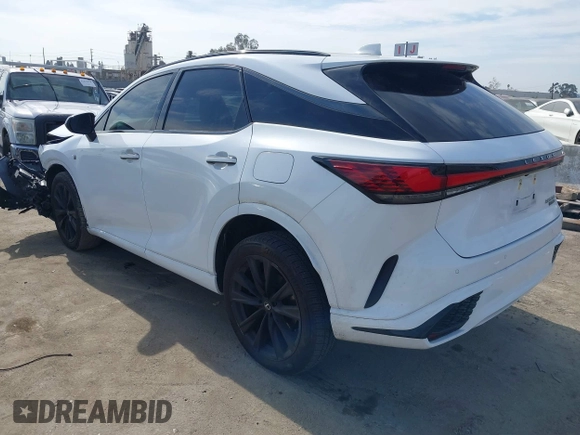 2023 Lexus RX with VIN 2T2BCMEA4PC001365, listed as a IAAI auction lot 41488109 with 32,345 mi miles. Bid and sale history available at carsss.com. Image 3.