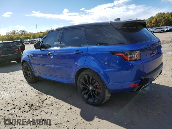 2021 Land Rover Range Rover Sport HST with VIN SALWS2RU7MA749862, listed as a Copart auction lot 75687494 with 62,365 mi miles and Salvage Title. Bid and sale history available at carsss.com. Image 2.