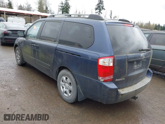 2008 Kia Sedona LX with VIN KNDMB233086241238, listed as a IAAI auction lot 41914654 with 98,622 mi miles. Bid and sale history available at carsss.com. Image 3.