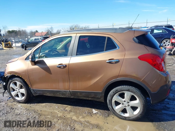2016 Buick Encore Leather with VIN KL4CJCSB2GB551551, listed as a IAAI auction lot 41635247 with 87,086 mi miles. Bid and sale history available at carsss.com. Image 14.