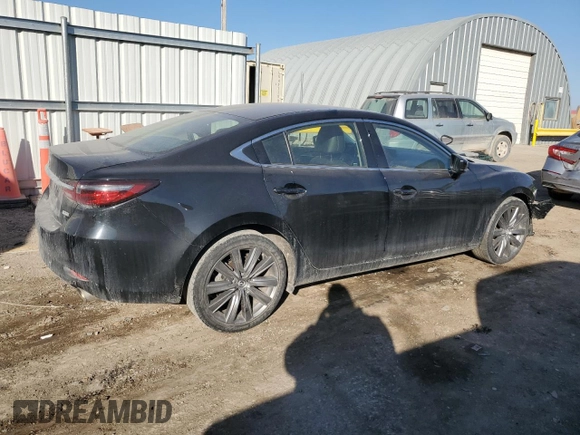 2018 Mazda 6 Touring with VIN JM1GL1VM4J1307609, listed as a Copart auction lot 44361415 with 88,650 mi miles and Salvage Title. Bid and sale history available at DreamBid. Image 3.