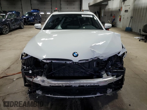 2022 BMW 5 Series 530i xDrive with VIN WBA13BJ04NWX53277, listed as a Copart auction lot 52606425 with 54,944 mi miles and Salvage Title. Bid and sale history available at DreamBid. Image 5.