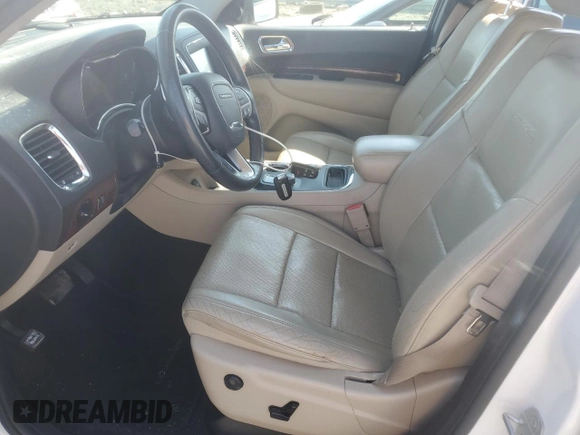 2014 Dodge Durango Citadel with VIN 1C4RDJEG0EC585921, listed as a Copart auction lot 58242625 with 192,904 mi miles and Salvage title. Bid and sale history available at DreamBid. Image 7.