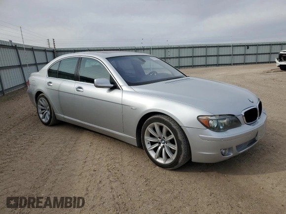 2008 BMW 7 Series 750i with VIN WBAHL83508DT13048, listed as a Copart auction lot 85141334 with 140,853 mi miles and Clean title. Bid and sale history available at DreamBid. Image 4.