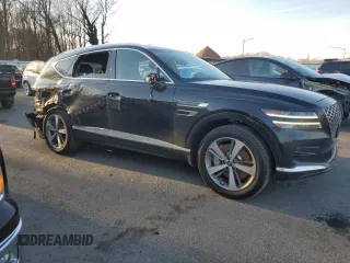 2023 Genesis GV80 with VIN KMUHBDSB6PU106875, listed as a Copart auction lot 43362265 with 38,739 mi miles and Salvage title. Bid and sale history available at DreamBid. Image 4.