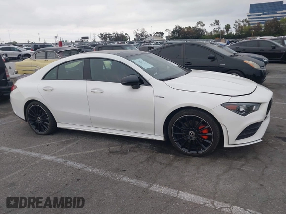 2022 Mercedes-Benz CLA with VIN W1K5J4GB8NN313749, listed as a IAAI auction lot 41869872 with 46,684 mi miles. Bid and sale history available at carsss.com. Image 13.