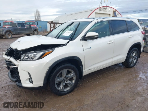 2018 Toyota Highlander Hybrid Limited with VIN 5TDDGRFH5JS047635, listed as a IAAI auction lot 41151301 with Not provided miles and . Bid and sale history available at DreamBid. Image 18.