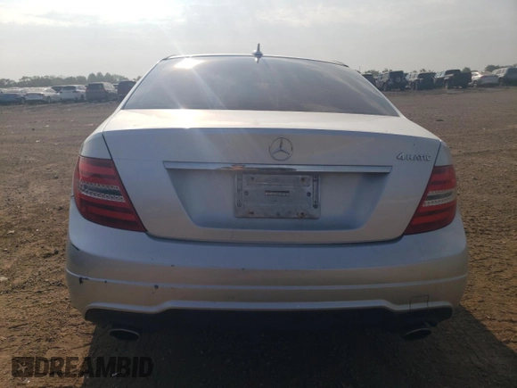 2012 Mercedes-Benz C 300 Sport with VIN WDDGF8BBXCA602273, listed as a Copart auction lot 60794125 with 233,256 mi miles and Clean title. Bid and sale history available at DreamBid. Image 6.
