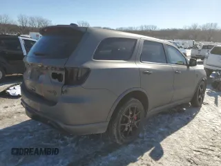 2021 Dodge Durango SRT Hellcat with VIN 1C4SDJH97MC788608, listed as a Copart auction lot 88747755 with 17,846 mi miles and Salvage title. Bid and sale history available at DreamBid. Image 3.