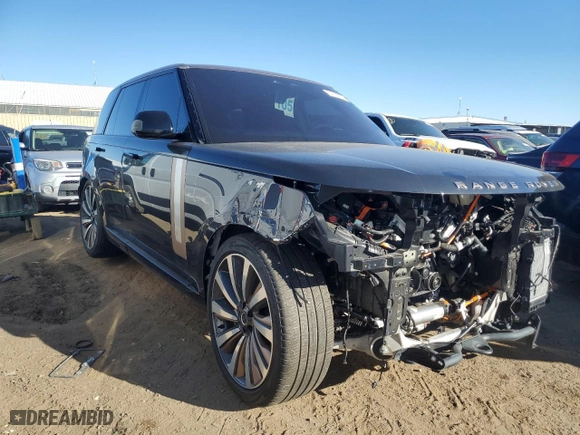 2023 Land Rover Range Rover SV with VIN SALKU9E78PA038158, listed as a Copart auction lot 67735674 with 0 mi miles and Salvage Title. Bid and sale history available at carsss.com. Image 4.
