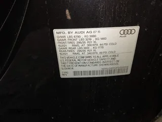 2015 Audi Q7 Premium Plus с VIN WA1LGAFE2FD033059, выставлен на аукционе IAAI как лот 42314260 с пробегом 145 009 миль миль и . История ставок и продаж доступна на DreamBid. Изображение 9.