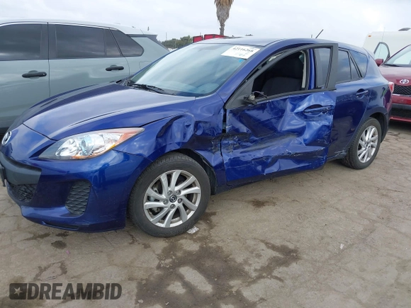 2013 Mazda 3 i Touring with VIN JM1BL1LPXD1795959, listed as a IAAI auction lot 42116268 with 100,412 mi miles and . Bid and sale history available at DreamBid. Image 2.