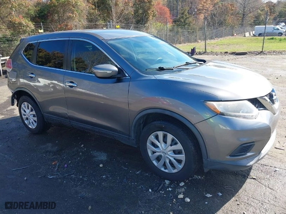 2015 Nissan Rogue S with VIN KNMAT2MT8FP528798, listed as a IAAI auction lot 41878426 with 75,806 mi miles. Bid and sale history available at carsss.com. Image 1.
