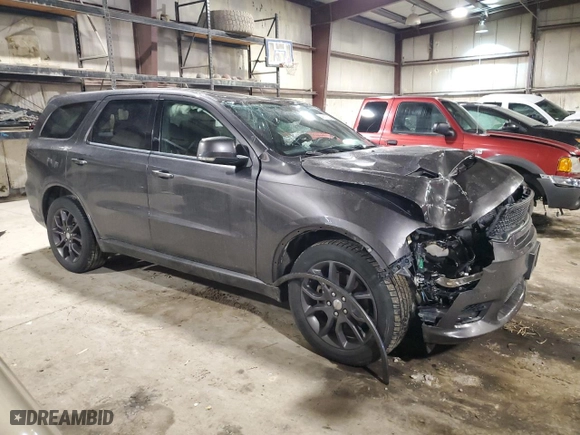 2018 Dodge Durango R/T with VIN 1C4SDJCT9JC126852, listed as a Copart auction lot 46713525 with 75,811 mi miles and Salvage Title. Bid and sale history available at carsss.com. Image 4.