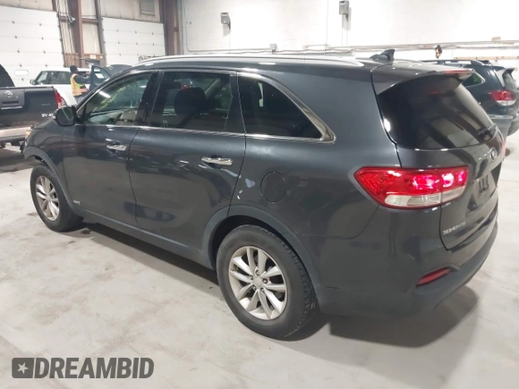 2017 Kia Sorento LX with VIN 5XYPGDA38HG250523, listed as a IAAI auction lot 41965678 with 100,794 mi miles. Bid and sale history available at carsss.com. Image 3.