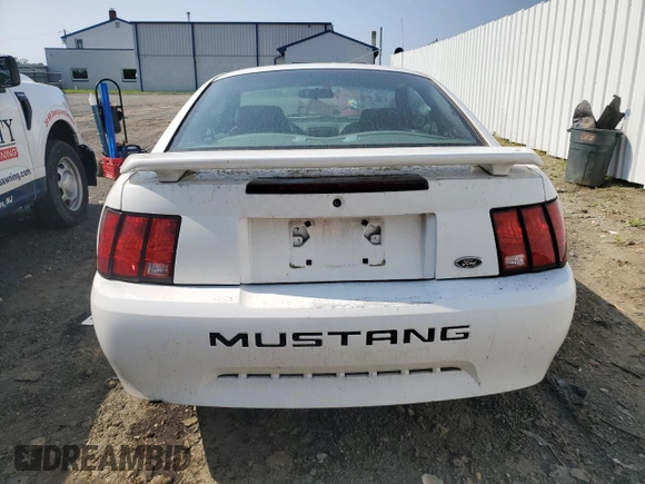 2003 Ford Mustang Standard z VIN 1FAFP40423F337129, wystawiony jako Copart lot #58982005 z przebiegiem 196 277 mil mil oraz Szkoda całkowita • Salvage title. Historia ofert i sprzedaży dostępna na DreamBid. Obrazek 6.