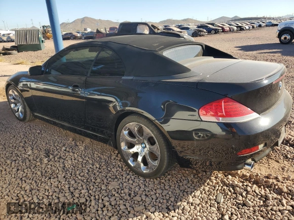 2005 BMW 6 Series 645Ci with VIN WBAEK73445B326867, listed as a Copart auction lot 80793824 with 78,988 mi miles and Clean Title. Bid and sale history available at carsss.com. Image 2.