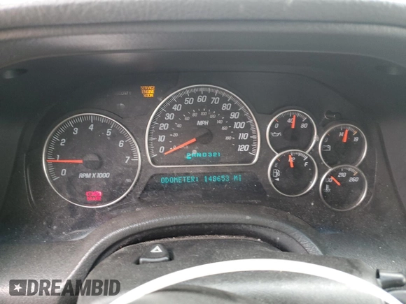 2002 GMC Envoy SLT with VIN 1GKDT13S222296226, listed as a Copart auction lot 51599295 with 148,653 mi miles and Salvage Title. Bid and sale history available at carsss.com. Image 9.