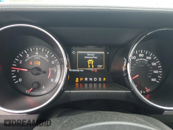 2016 Ford Mustang EcoBoost Premium with VIN 1FATP8UH4G5304510, listed as a Copart auction lot 59869815 with 33,438 mi miles and Salvage title. Bid and sale history available at DreamBid. Image 9.
