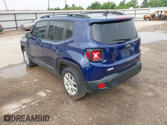 2021 Jeep Renegade Latitude with VIN ZACNJCBB8MPM36868, listed as a IAAI auction lot 42123253 with 52,760 mi miles and . Bid and sale history available at DreamBid. Image 3.
