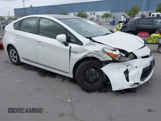 2012 Toyota Prius One with VIN JTDKN3DU7C5504139, listed as a IAAI auction lot 42110798 with 121,227 mi miles and . Bid and sale history available at carsss.com. Image 1.