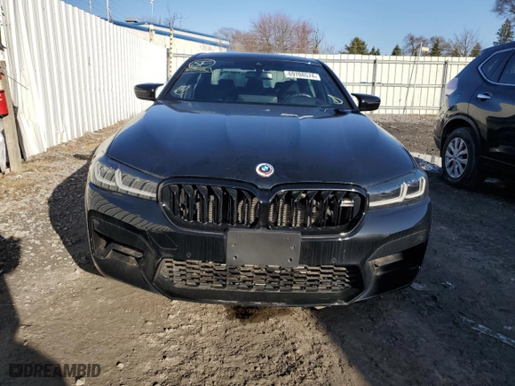 2023 BMW M5 with VIN WBS83CH07PCL16321, listed as a Copart auction lot 69708574 with 11,083 mi miles and Salvage Title. Bid and sale history available at carsss.com. Image 5.