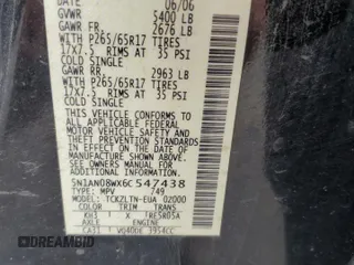 2006 Nissan Xterra S с VIN 5N1AN08WX6C547438, выставлен на аукционе Copart как лот 56977915 с пробегом 184 378 миль миль и Чистый • Clean title. История ставок и продаж доступна на DreamBid. Изображение 13.