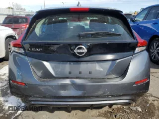 2025 Nissan LEAF S with VIN 1N4AZ1BVXSC560303, listed as a Copart auction lot 45172565 with 6,902 mi miles and Salvage Title. Bid and sale history available at carsss.com. Image 6.
