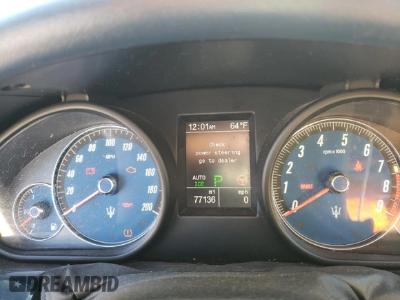 2011 Maserati GranTurismo Convertible with VIN ZAM45KMA9B0054803, listed as a Copart auction lot 48870465 with 77,136 mi miles and Salvage Title. Bid and sale history available at carsss.com. Image 9.
