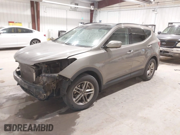 2017 Hyundai Santa Fe 2.4L z VIN 5XYZUDLBXHG447389, wystawiony jako IAAI lot #42249551 z przebiegiem 178 084 mil mil oraz . Historia ofert i sprzedaży dostępna na DreamBid. Obrazek 18.