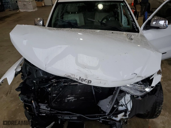 2017 Jeep Grand Cherokee Overland with VIN 1C4RJECG9HC965752, listed as a Copart auction lot 83874784 with 106,604 mi miles and Salvage Title. Bid and sale history available at carsss.com. Image 14.